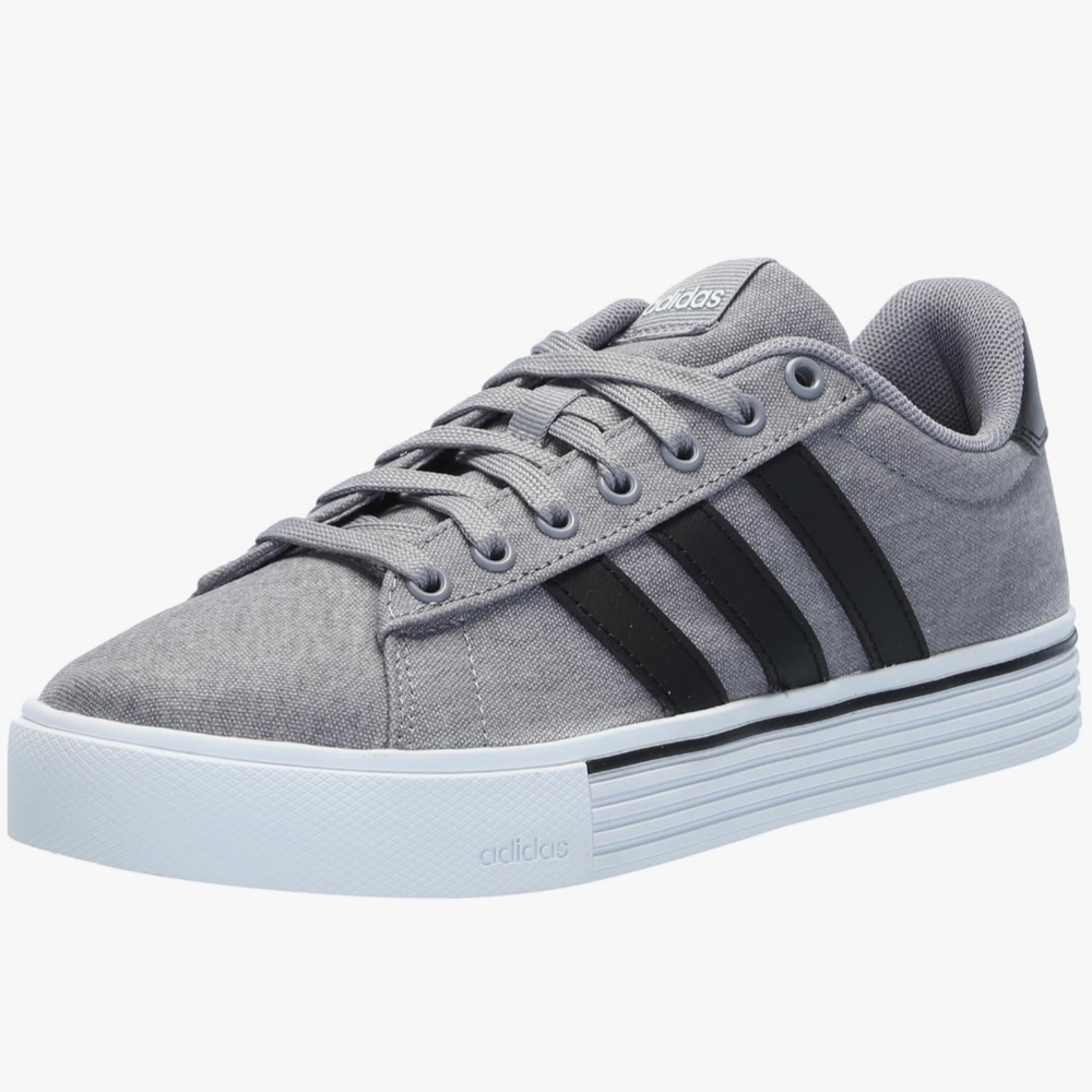 Adidas Men's 4.0 Daily Gray and Black Sneakers